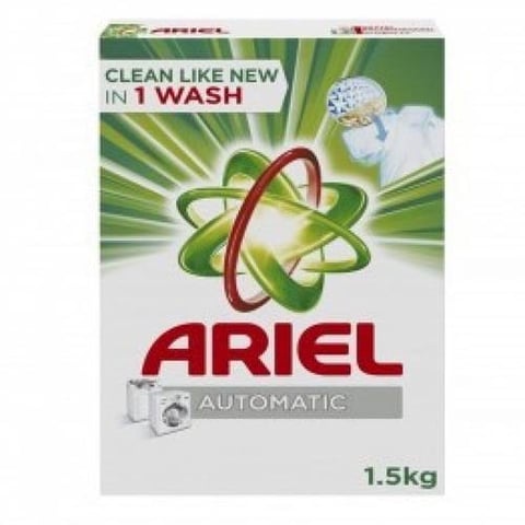 ARIEL LAUNDRY DETERGENT POWDER  AUTOMATIC 1.5KG