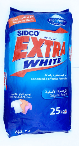 مسحوق غسيل عادية اكسترا وايت 25كيلو