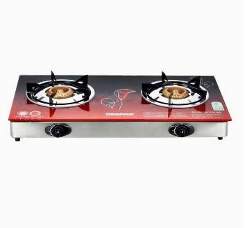 GEEPAS GGC31013 DOUBLE BURNER STAINLESS STEEL GAS STOVE 