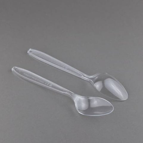 ASG PLASTIC HD SPOON CLEAR 50P 