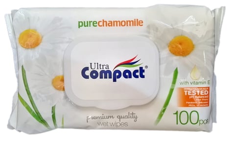 ULTRA COMPACT BABY WET WIPES 100P