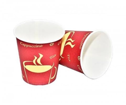 STAR TEA PAPER CUP WITH HANDLE 7OZ 20*50P - CARTOON