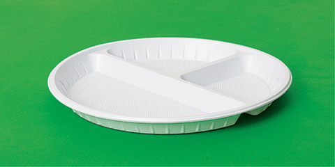 WATANIA PLASTIC PLATE ROUND PARTIOTION NO 26 