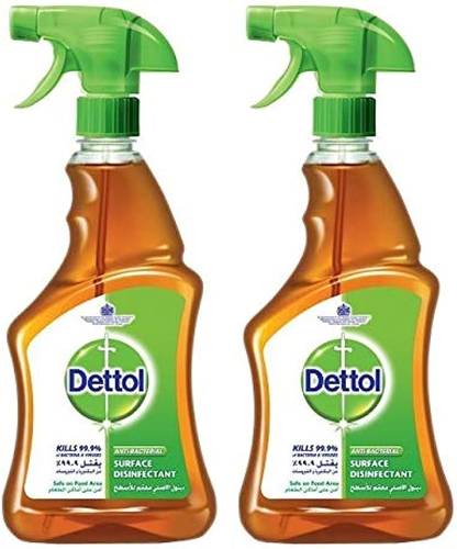 DETTOL ANTI-BACTERIAL SURFACE DISINFECTANT 2*500ML