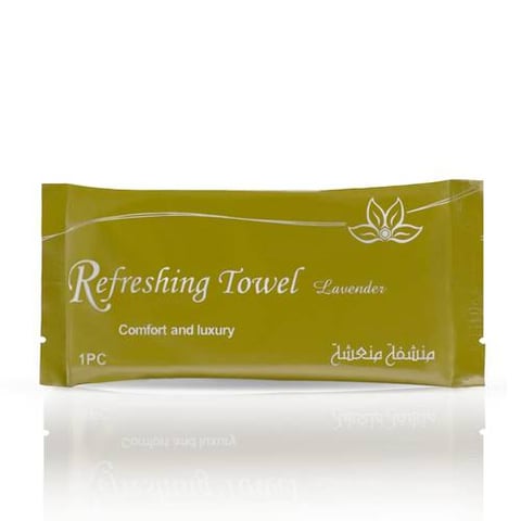 REFRESHING TOWEL LAVENDER GOLDEN 25P