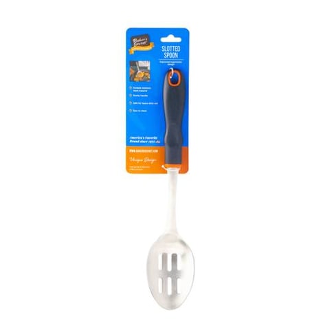 BAKERS SECRET STAINLESS STEEL SLOTTED SPOON