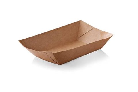 JAWAD TR4 KRAFT TRAY 25P