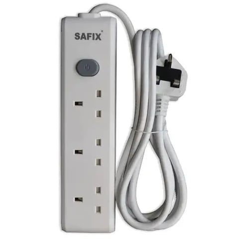SAFIX EXTENSION CORD 3SOCKET 3YARD 13A SM 13 EF(3)
