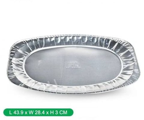 ABOSAHAM ALUMINIUM OVAL TRAY 6180 5P