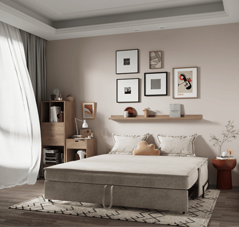 Folding sofa bed