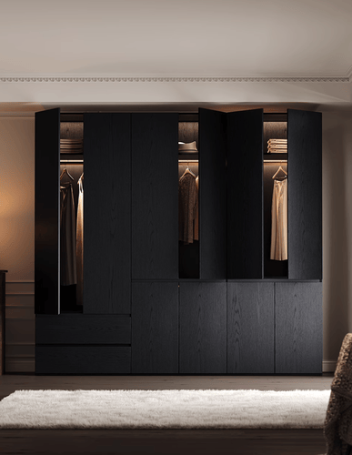 Divided wardrobe