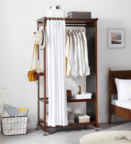 Jiayi Mirrored Clothes Stand