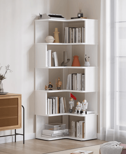 Corner bookcase