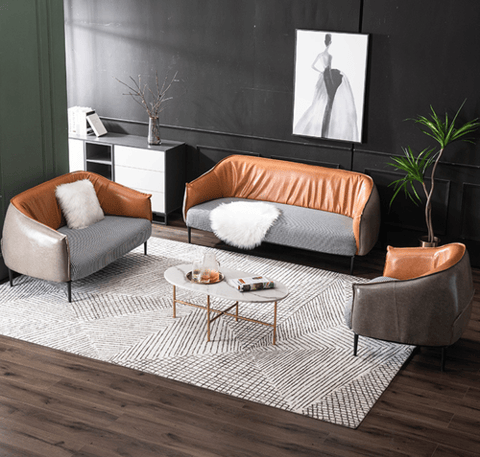 leather sofa