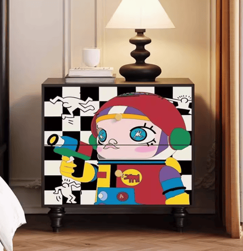 Cartoon bedside table