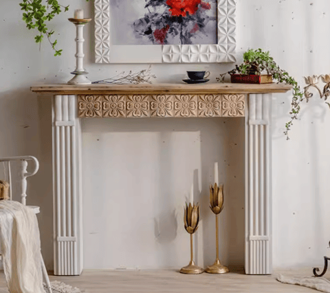  ديكور مدفأة Vintage