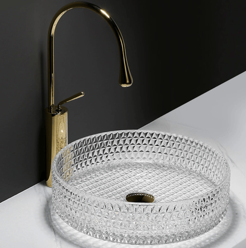 Glass basin