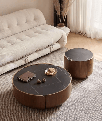 Round coffee table