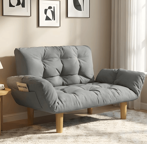 Folding sofa that converts into a bed with adjustable armrests (Delivery within 3 working days in Riyadh)
