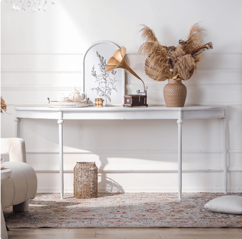 Vintage entryway table