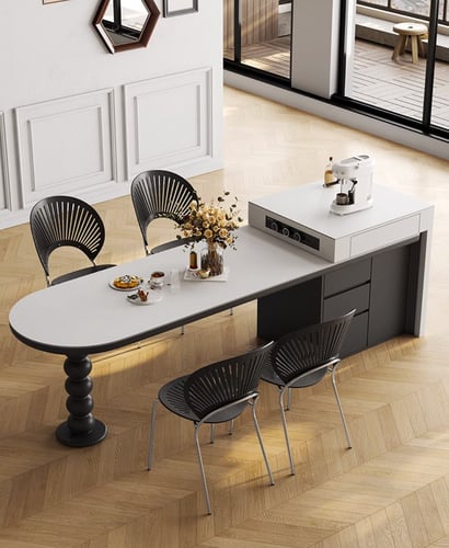 Multifunctional island dining table