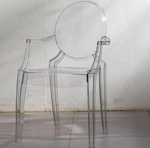 Various transparent furniture