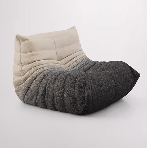 Ombre caterpillar sofa