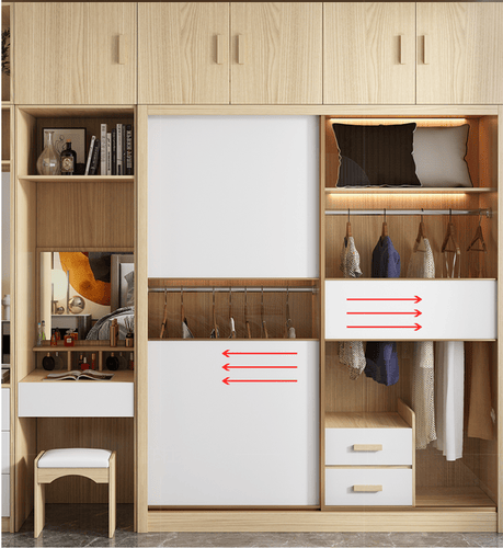 Cabinet with dressing table