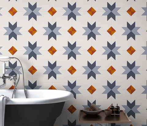 ceramics with Geometric forms 