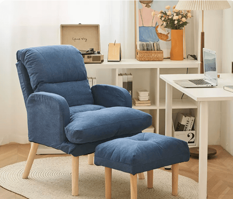 Sofa with pedal