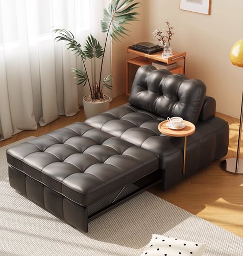 Retractable chaise longue