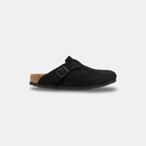 Birkenstock Boston Suede - Black