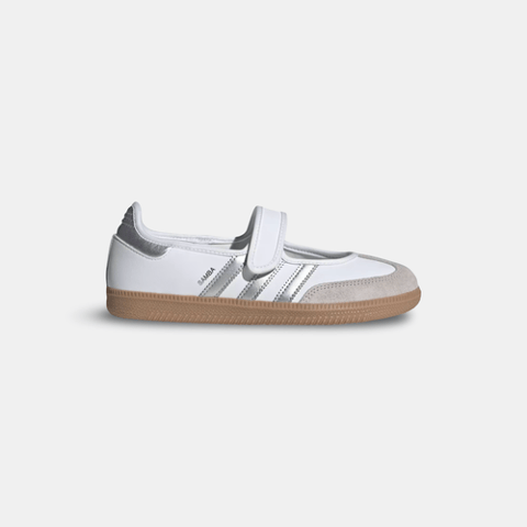 Adidas Samba Jane - Cloud White/Silver Metallic