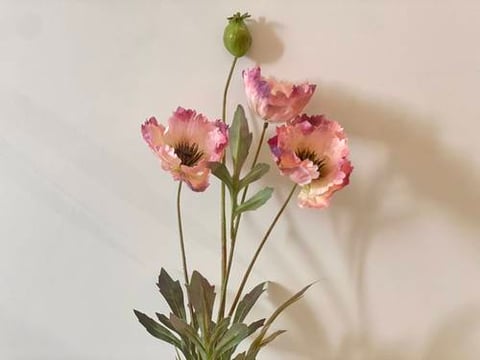 اغصان ورد بوبي طول 69سم