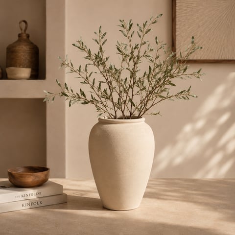 مركن سيراميك للديكور 42×20 سم 