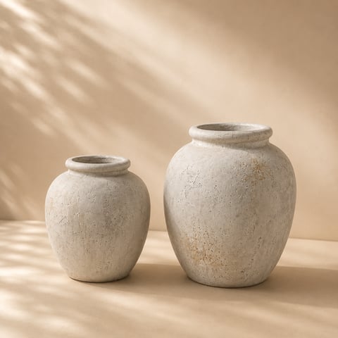فازة ديكور مودرن بتشطيب ناعم 30 × 23 سم