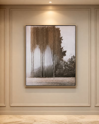 لوحه جداريه طباعه مع ايطار 100*120 سم