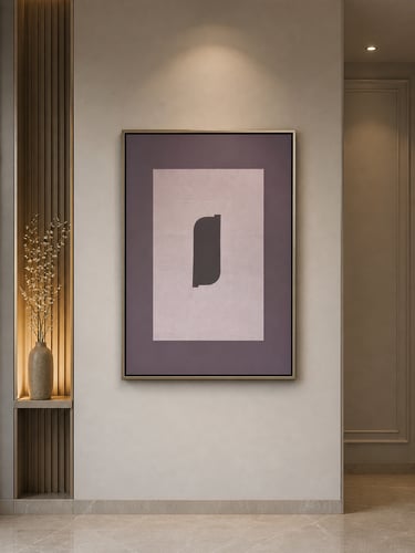 لوحة جدارية كبيرة طباعه مع ايطار مقاس 100*120 سم