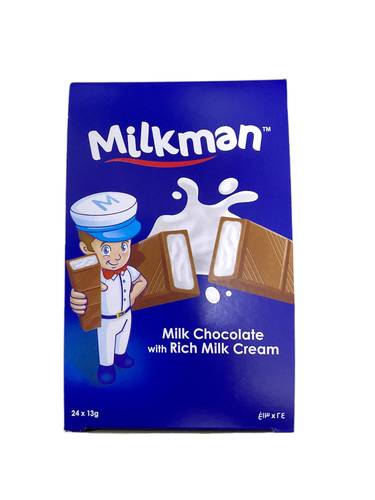 Milk chocolate with rich milk cream milkman 13g *24g