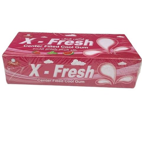 X-fresh center filled cool gum