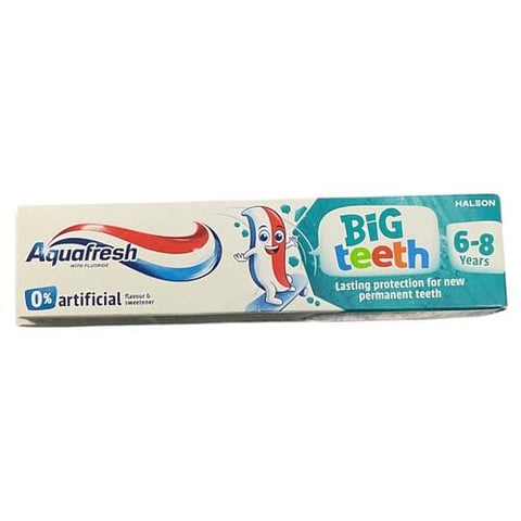 Aquafresh big teeth 8-6years 50ml
