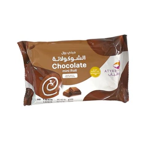 mini roll  chocolat 60gm