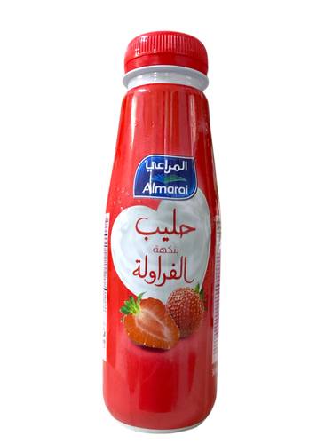 حليب بنكهة الفراولة المراعي 360 مل