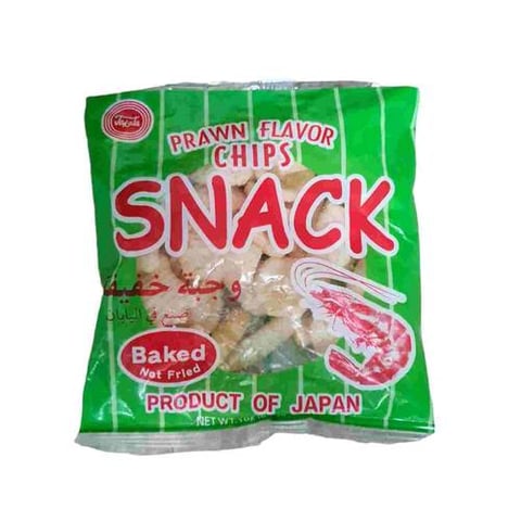 snacks chips prawn flavor 18g