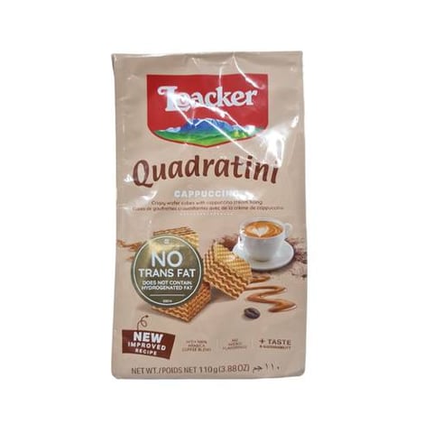 biscuits loacker cappuccino 110gm