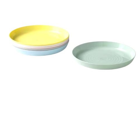 plastic plats 6 pc