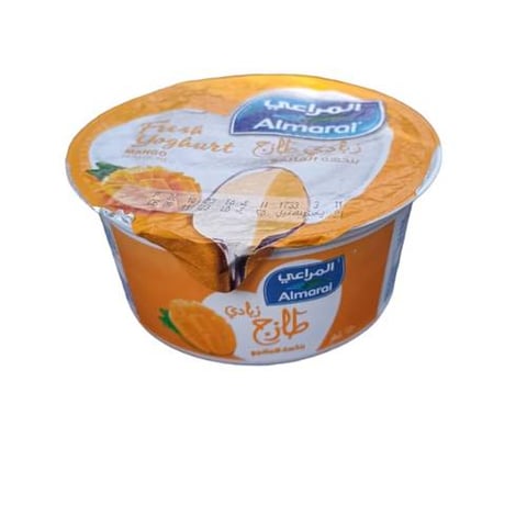 almarai mango flavored yogur 150gm