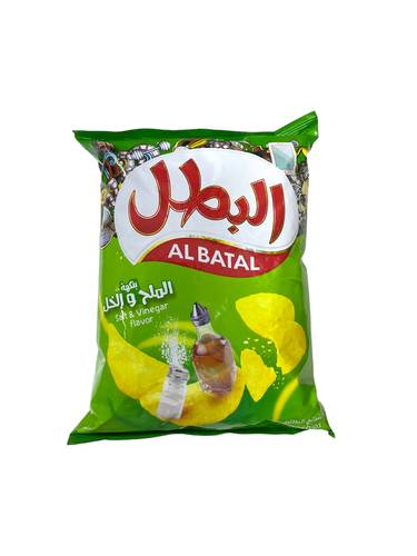 شبس بالملح والخل البطل 110جم