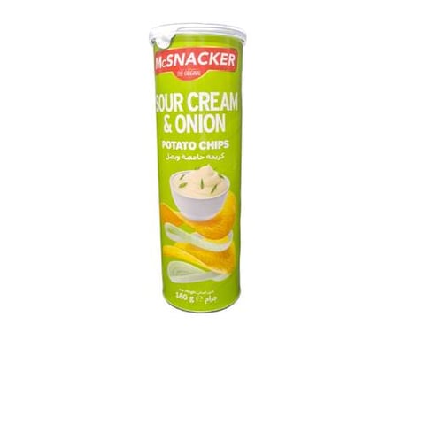 McSnacker Sour cream & Onion potato chips viva160g