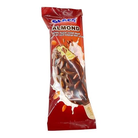 Ice cream glace almond